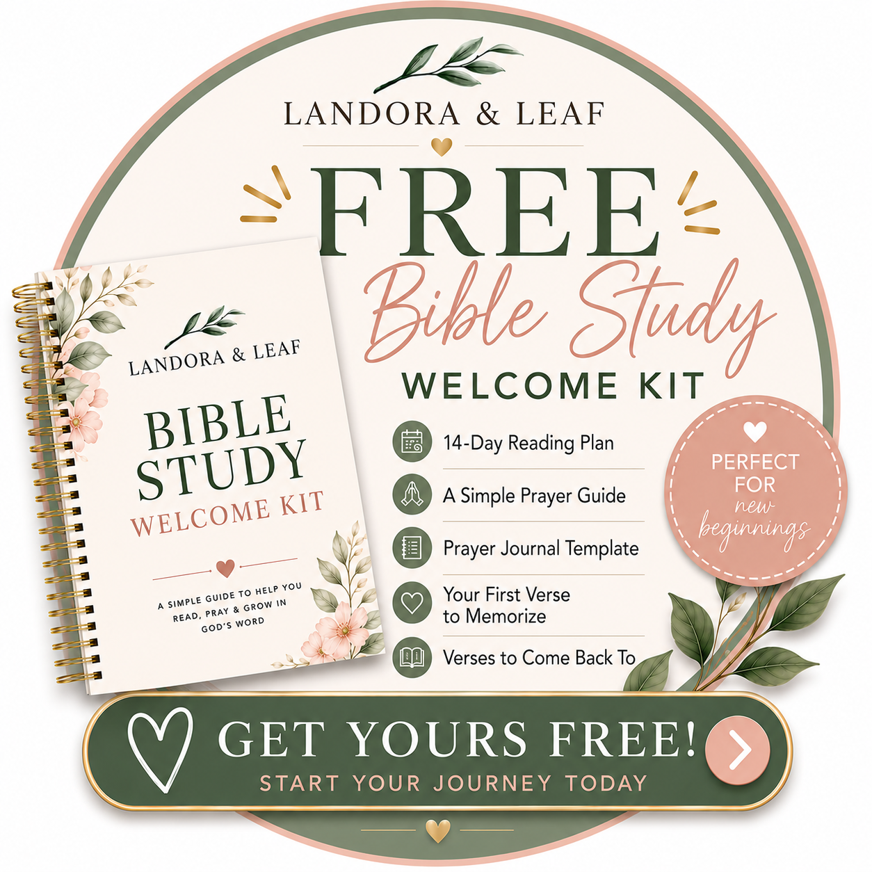 Free Bible Study Welcome Kit